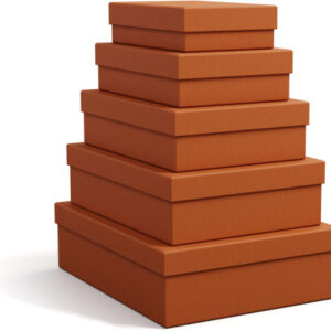BIGSO BOX Aufbewahrungsbox Cindy 325552233 terracotta             5er-Set
