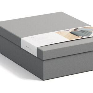 BIGSO BOX Aufbewahrungsbox Cindy 325554133 grau                   5er-Set