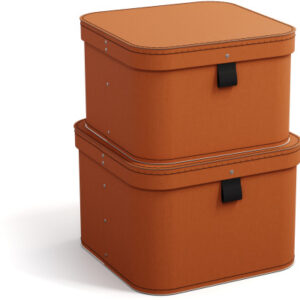 BIGSO BOX Aufbewahrungsbox Ludvig 746252233 terracotta             2er-Set