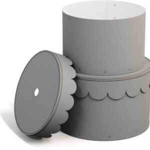BIGSO BOX Aufbewahrungsbox Wilma 988254107 grau                   2er-Set