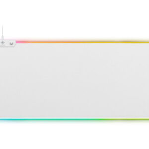 DELTACO   RGB Gaming Mousepad GAM-079-W XL Wide, White
