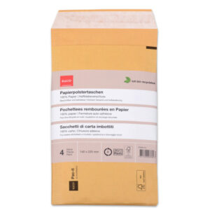 ELCO      Papierpolstertasche  140x225mm 74650.92  braun                  4 Stück