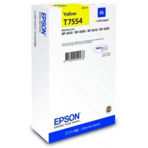 EPSON     Tintenpatrone XL        yellow T75544N   WF 8010/8090       4000 Seiten