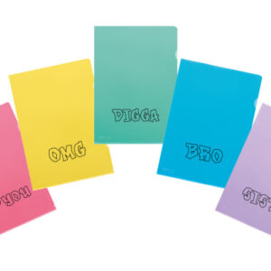 KOLMA     Sichtmappe Fashion Slang 59.901.19 A4 assortiert         10 Stück