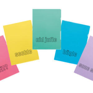 KOLMA     Sichtmappe Fashion Bärn 59.902.19 A4 assortiert         10 Stück