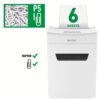 LEITZ     Aktenvernichter IQ Protect 80950000  6M, P-5, 18lt – Bild 3
