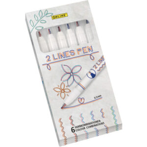 ONLINE    2 Lines Pen 18617     6x2 Farben