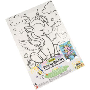 ONLINE    Malvorlagen Einhorn 61039/6   Malen nach Zahlen     12 Stück