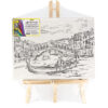 ONLINE    Artist Leinwand Set Venice 61040/3   inkl.  6 Brushpens     30x23cm