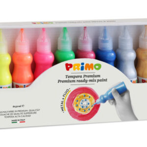 PRIMO     Temperafarben             50ml 004252    Premium Met&Fluo, ass.8 Stück
