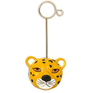 ROOST     Zettelhalter Leopard 016787    4x4.5x10cm,