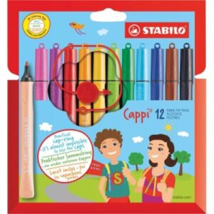 STABILO   Cappi Fasermaler 12er Etuis 168/12-4  12 Stück