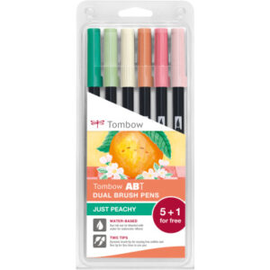 TOMBOW    Dual Brush Pen ABT ABT-6PPEA Just Peachy            6 Stück