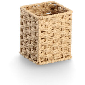 ZELLER    Stiftehalter 15210     papiergeflecht      8x8x10.7cm