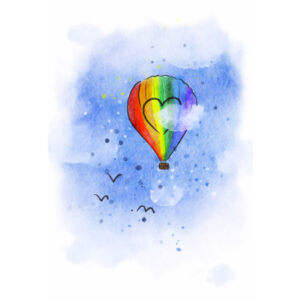 ABC       Abschiedskarte Heissluftballon 091067520                             B6