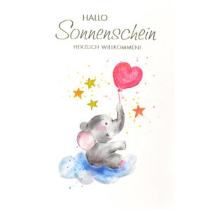 ABC       Glückwunschkarte       Elefant 091067470                             B6