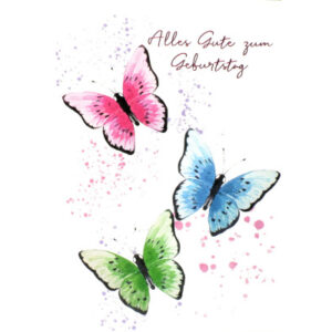 ABC       Geburtstagskarte Schmetterling 091067540                             B6