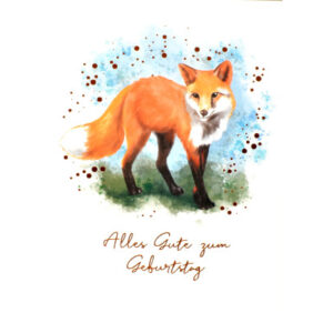 ABC       Geburtstagskarte         Fuchs 091067590                             B6