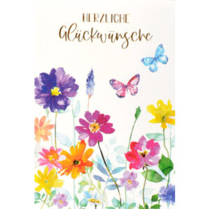 ABC       Glückwunschkarte        Blumen 091067530                             B6