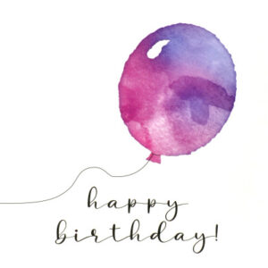 ABC       Geburtstagskarte        Ballon 091067870                        15x15cm