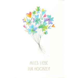 ABC       Hochzeitskarte         Ballons 091067380                             B6