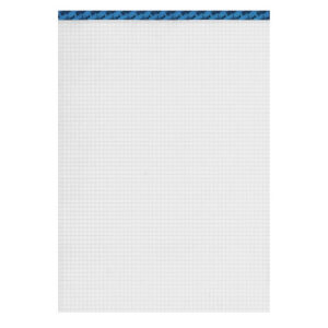 BÜROLINE  Büroblock weiss             A5 725278    kariert, 80g, 4mm    100 Blatt