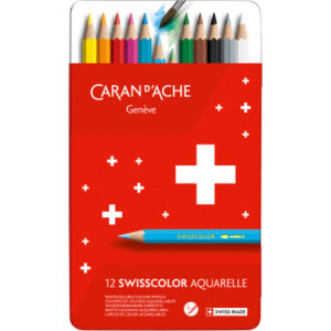 CARAN D'A Farbstifte Swisscolor 1285.712  assortiert            12 Stück