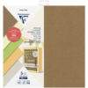 CLAIREFON Schneidepapier     30.5x30.5cm 95739C    einfarbig, 210g        5 Blatt