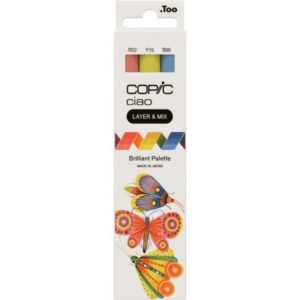 COPIC     Marker Ciao 220750303 Brilliant Palette      3 Stück