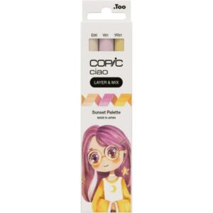 COPIC     Marker Ciao 220750308 Sunset Palette         3 Stück