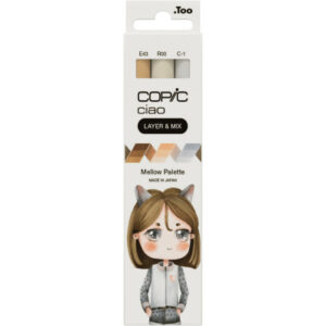 COPIC     Marker Ciao 220750312 Mellow Palette         3 Stück