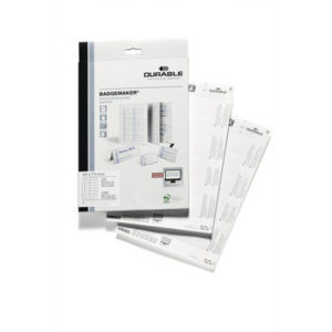 DURABLE   Etiketten Badgemaker 145302    weiss, 75x40mm    20Bl./12Stk.