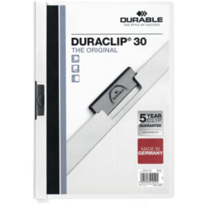 DURABLE   Klemmhefter DURACLIP 30 220002    für 30 Blatt A4          weiss