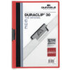 DURABLE   Klemmhefter DURACLIP 30 220003    für 30 Blatt A4            rot