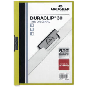 DURABLE   Klemmhefter DURACLIP 30 220005    für 30 Blatt A4           grün