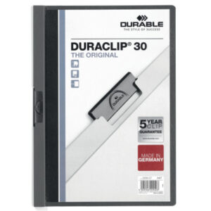 DURABLE   Klemmhefter DURACLIP 30 220057    für 30 Blatt A4      anthrazit