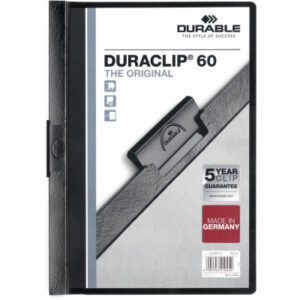 DURABLE   Klemmhefter DURACLIP 60 220901    für 60 Blatt A4        schwarz