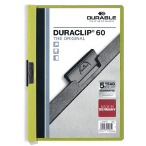 DURABLE   Klemmhefter DURACLIP 60 220905    für 60 Blatt A4           grün