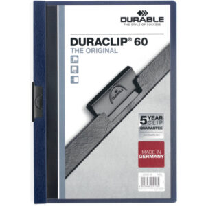 DURABLE   Klemmhefter DURACLIP 60 220928    für 60 Blatt A4      nachtblau