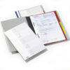 DURABLE   Organisationsheft. Divisioflex 255706    für 100 Blatt A4,5-teilig blau – Bild 2