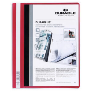 DURABLE   Angebotshefter DURAPLUS 257903    für 100 Blatt A4           rot