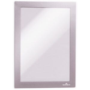 DURABLE   Sichtfenster Duraframe 487123    silber, selbstklebend   2 Stk.
