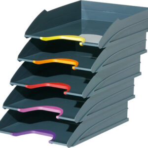 DURABLE   Briefkorb-Set Varicolor    -C4 770557    grau/anthrazit, 5-teilig