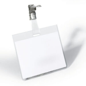 DURABLE   Namensschild mit Clip 800319    transp., PVC, 60x90mm  25 Stk.