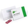 DURABLE   Namensschild mit Magnet 811719    transp., PVC, 54x90mm  25 Stk. – Bild 2