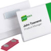 DURABLE   Namensschild mit Magnet 811719    transp., PVC, 54x90mm  25 Stk.