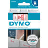 DYMO      Schriftband D1       rot/weiss S0720550                         12mm/7m – Bild 2