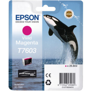 EPSON     Tintenpatrone    vivid magenta T76034N10 SureColor P 600         25,9ml