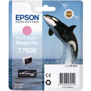 EPSON     Tintenpatrone vivid light mag. T76064N10 SureColor P 600         25,9ml