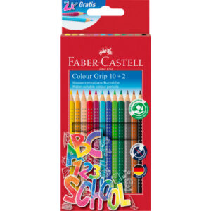 FABER CA. Farbstifte Colour Grip 201585    Back to school Promoetui  10+2